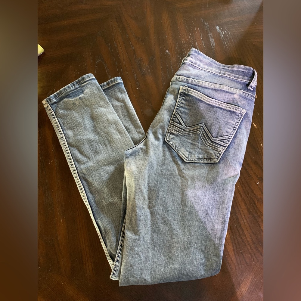 INC INTERNATIONAL CONCEPTS WOMENS LOW RISE BLUE DENIM JEANS 32 X 32 - Picture 2 of 12